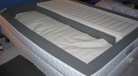 Select Comfort Sleep Number Bed cause of the dip in the middle, known as the trench effect